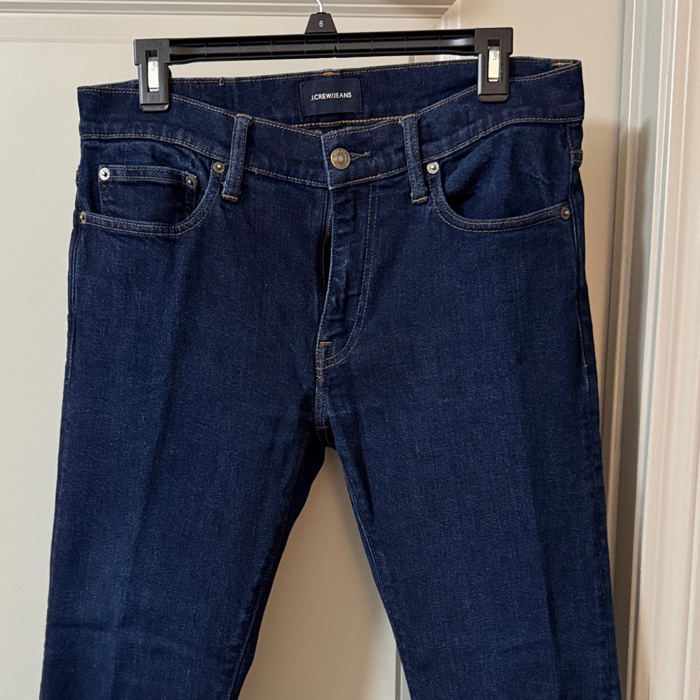 J. Crew Men's Slim Stretch Navy Jeans